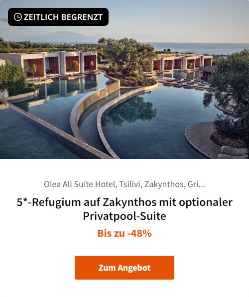 5*-Refugium auf Zakynthos mit optionaler Privatpool-Suite