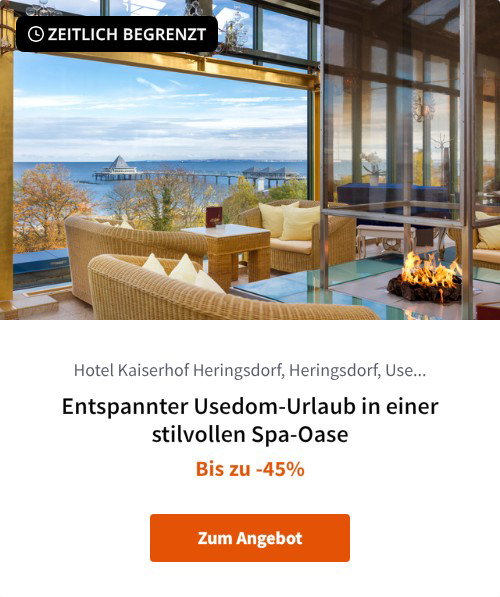 Entspannter Usedom-Urlaub in einer stilvollen Spa-Oase