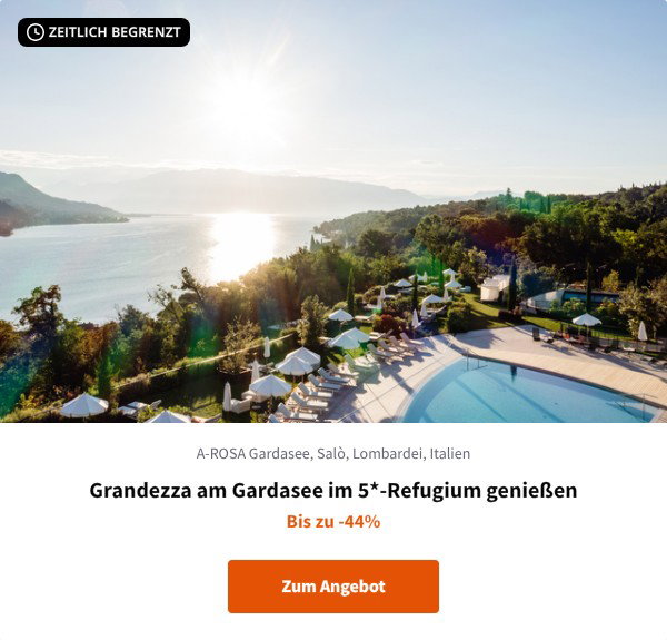 Grandezza am Gardasee im 5*-Refugium genießen