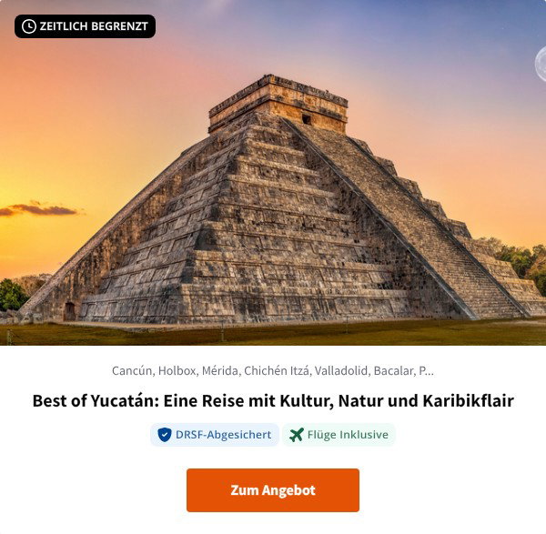 Best of Yucatán: Eine Reise mit Kultur, Natur und Karibikflair