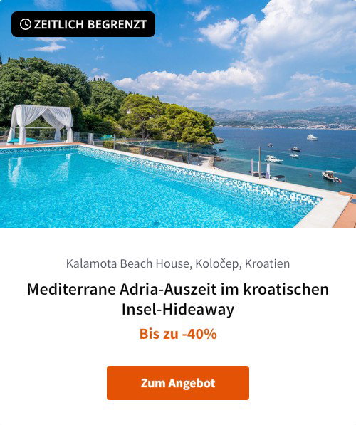 Mediterrane Adria-Auszeit im kroatischen Insel-Hideaway