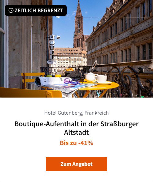 Boutique-Aufenthalt in der Straßburger Altstadt