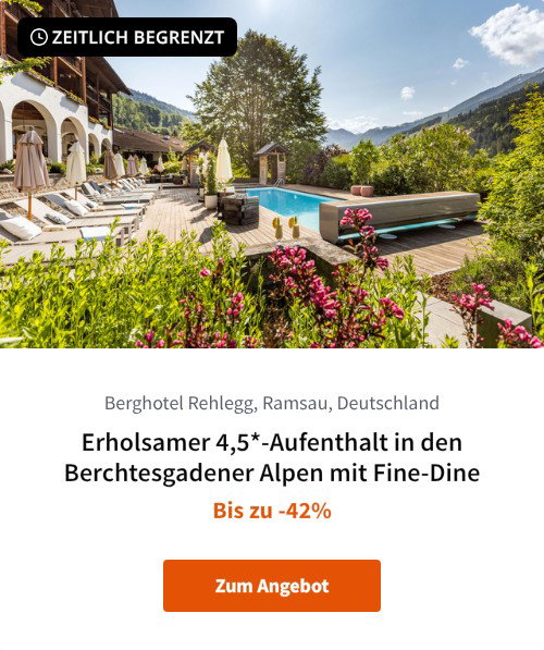 Erholsamer 4,5*-Aufenthalt in den Berchtesgadener Alpen mit Fine-Dine