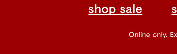 Shop sale