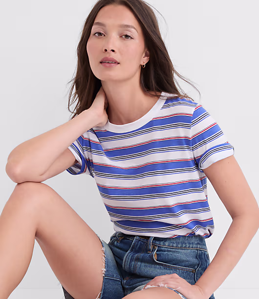 Striped Everyday Crew Tee