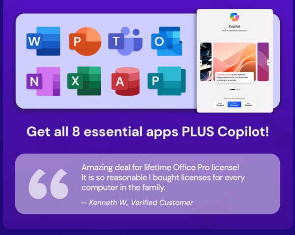 The Ultimate Microsoft Office Professional 2021 for Windows: Lifetime License + Windows 11 Pro Bundle