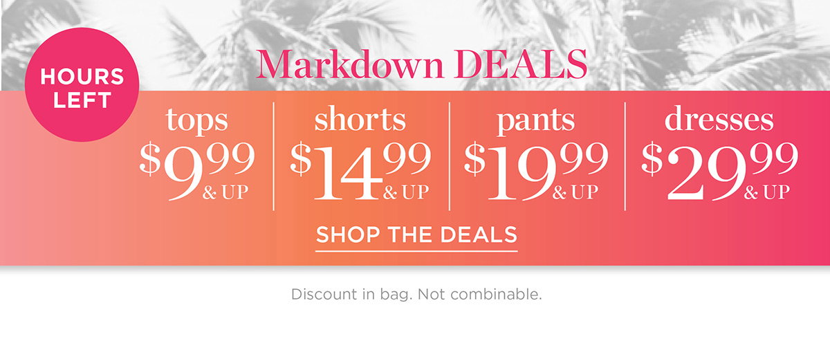 Hours Left Markdown Deals | Shop the Deals