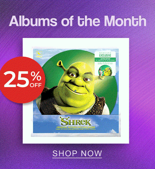Barnes & Noble 25% Off Albums of the Month | SHOP NOW