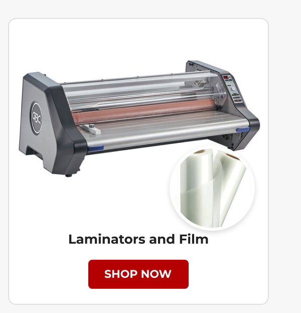  Laminators and Film