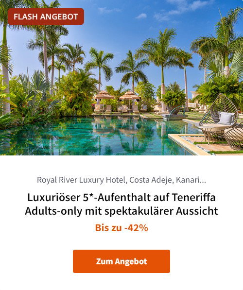 Luxuriöser 5*-Aufenthalt auf Teneriffa Adults-only mit spektakulärer Aussicht