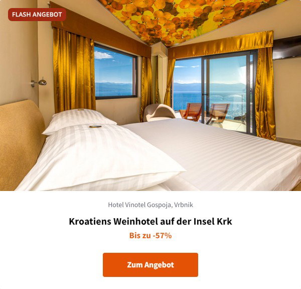 Kroatiens Weinhotel auf der Insel Krk