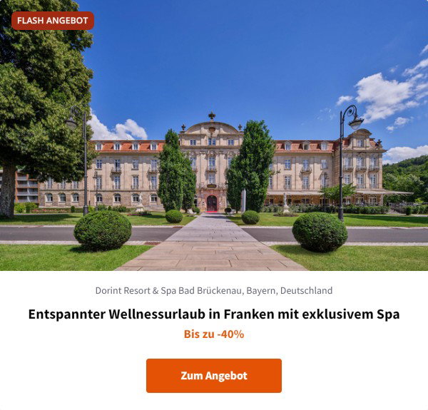 Entspannter Wellnessurlaub in Franken mit exklusivem Spa