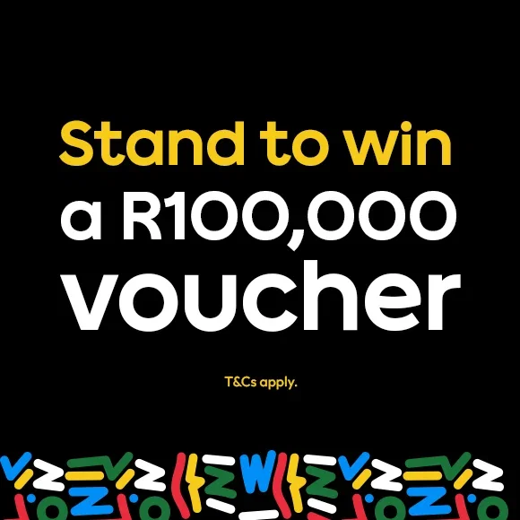 Stand to win a R100,00 voucher