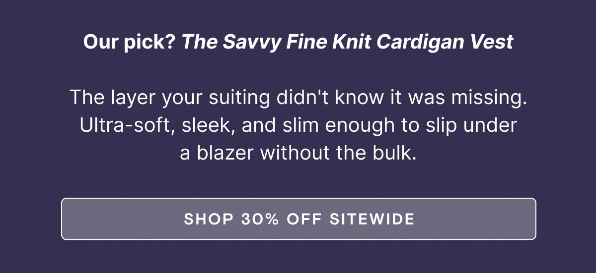 30% OFF Sitewide