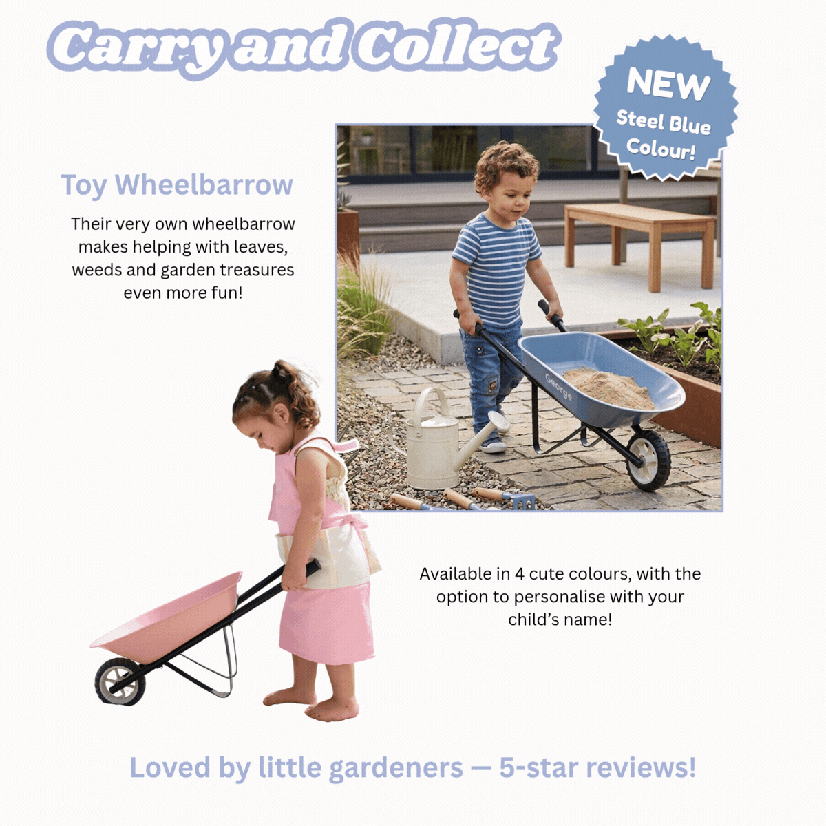 Shop our toy wheelbarrows