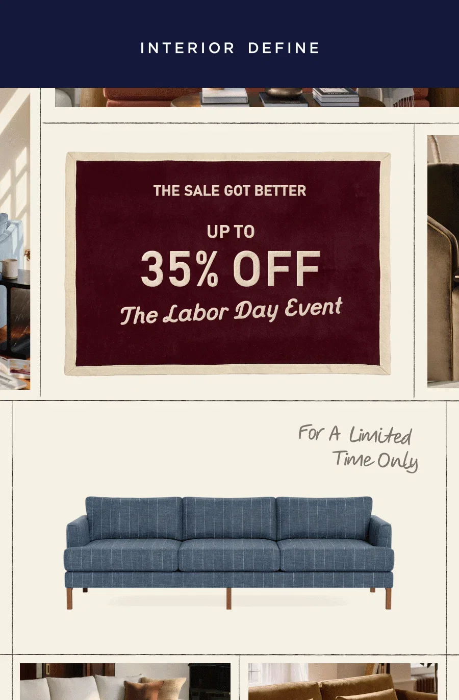 Interior Define: The Sale is On