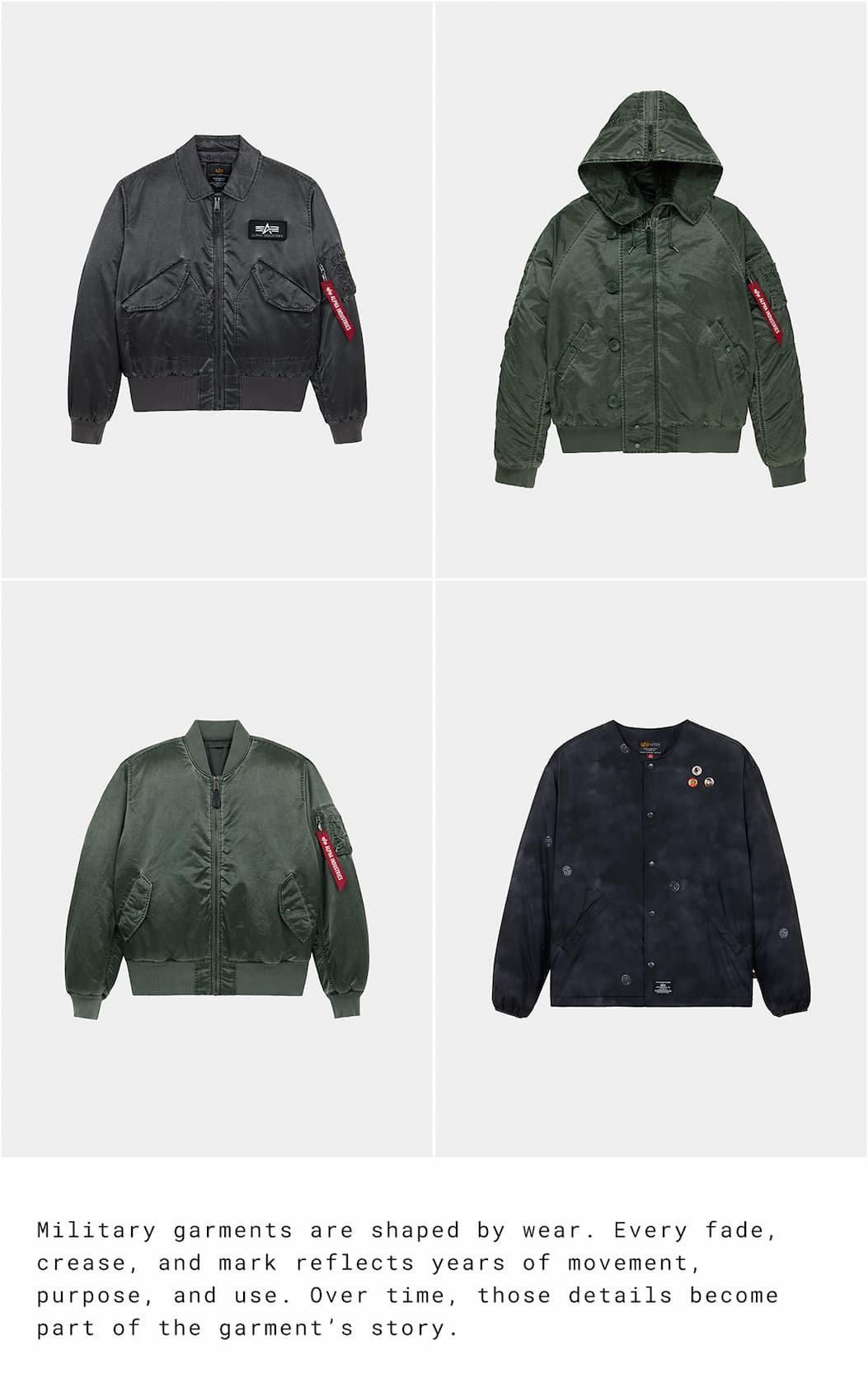 alpha industries Fall Winter 2026 first collection launch, Re:Issue