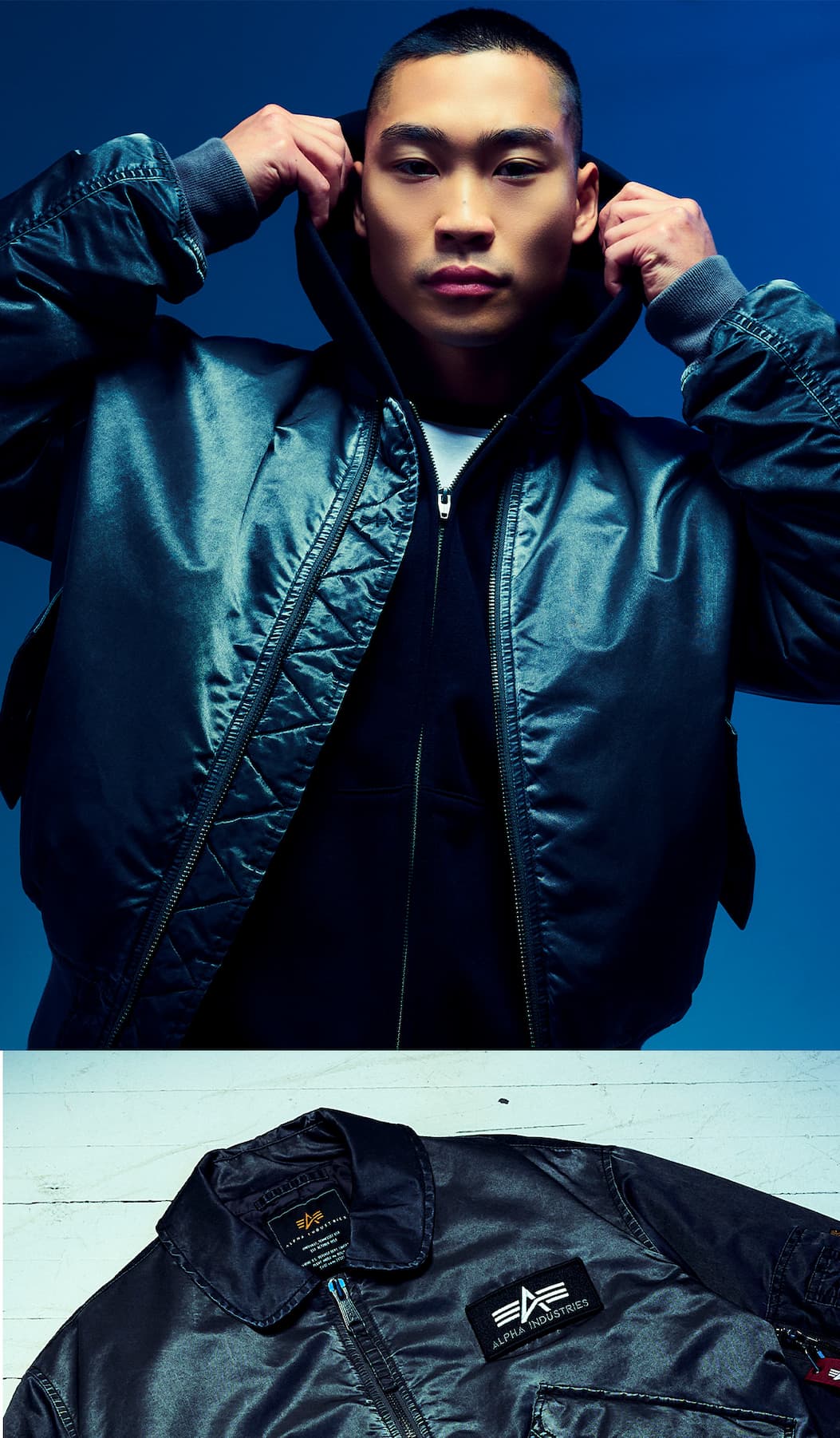 alpha industries Fall Winter 2026 first collection launch, Re:Issue