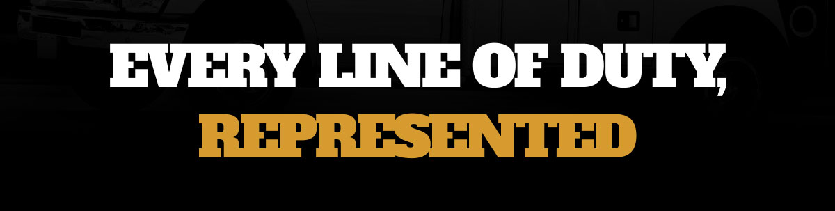 Every line of duty, represented