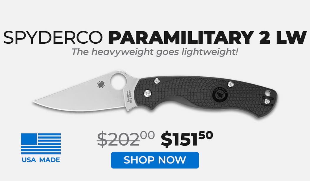 Spyderco Paramilitary 2 LW