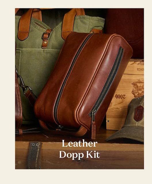 Leather Dopp Kit
