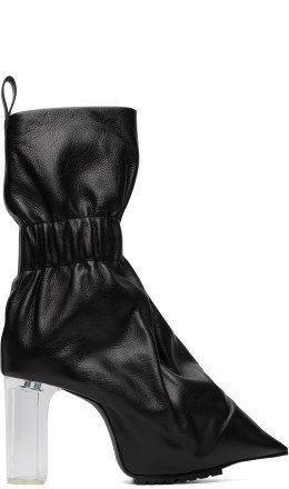Black Tower Cuffed Taquito Pull On Boots