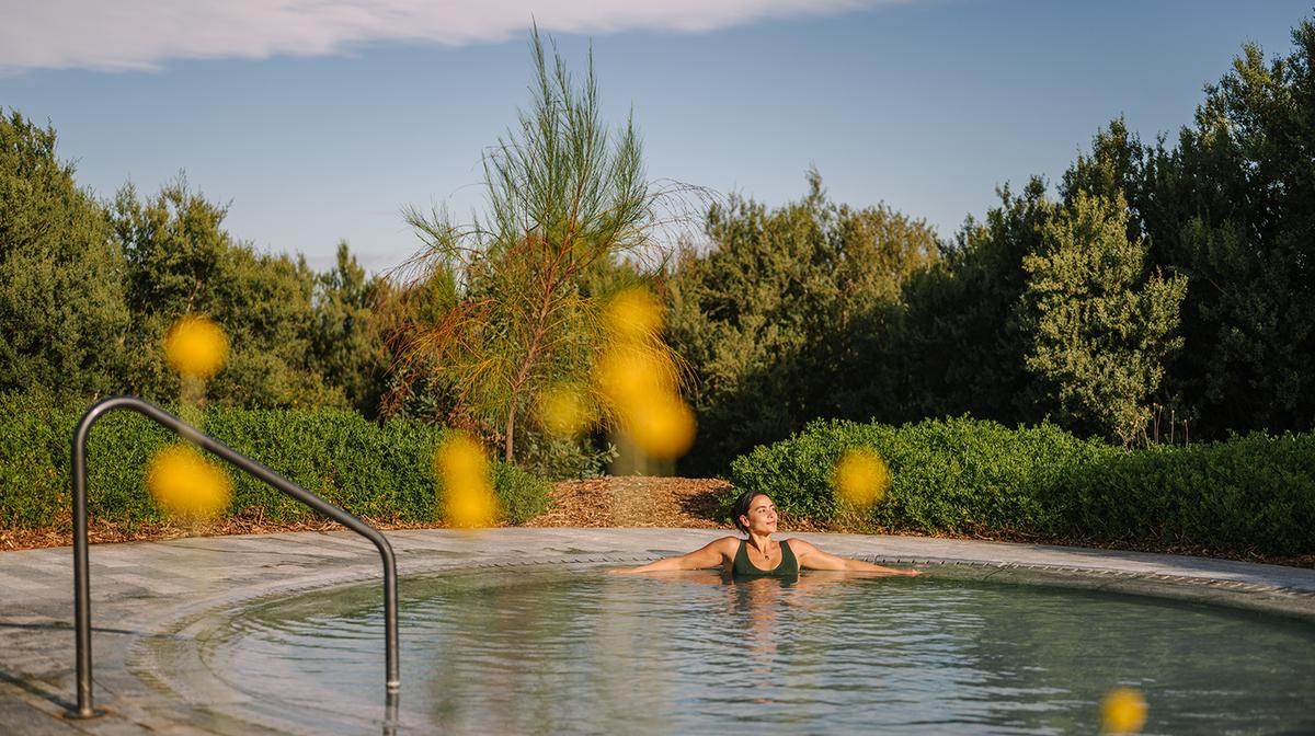 Luxurious Thermal Bathing & Two-Course Dining Experience with Wine at Alba Thermal Springs & Spa
