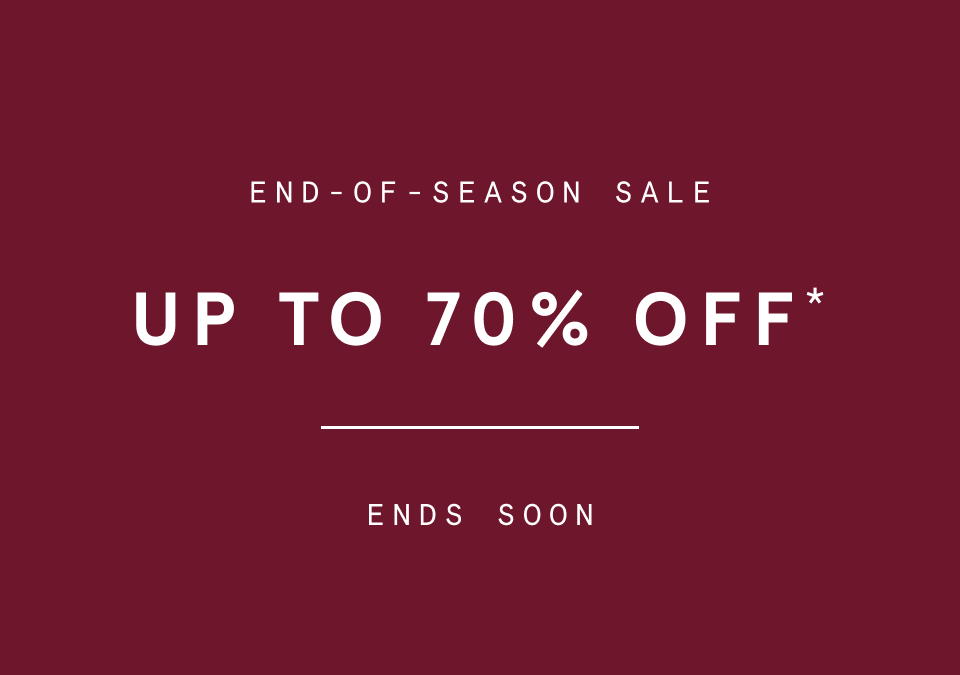 End of season sale - Up to 70% off!