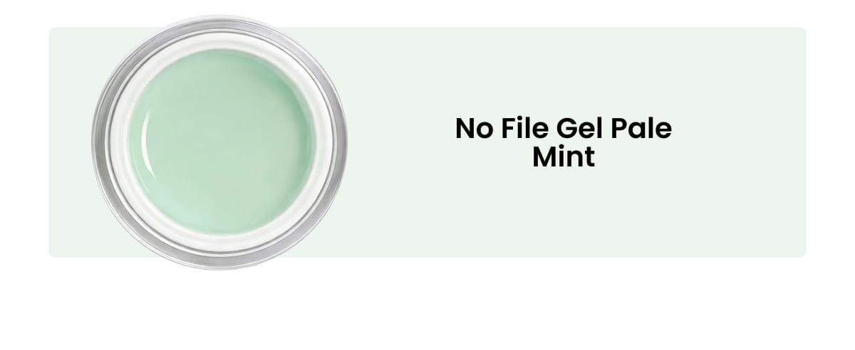 No File Gel Pale Mint