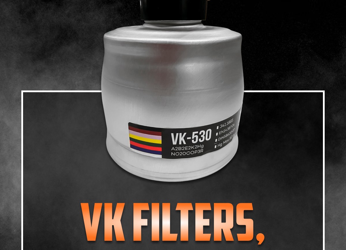 VK-530 A2B2E2K2Hg no2oco3r vk filters,