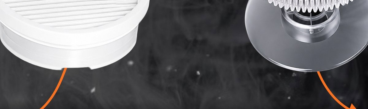 Dust, ash, smoke particles, microorganisms. Physical absorption. What gets through reaches the activated charcoal.