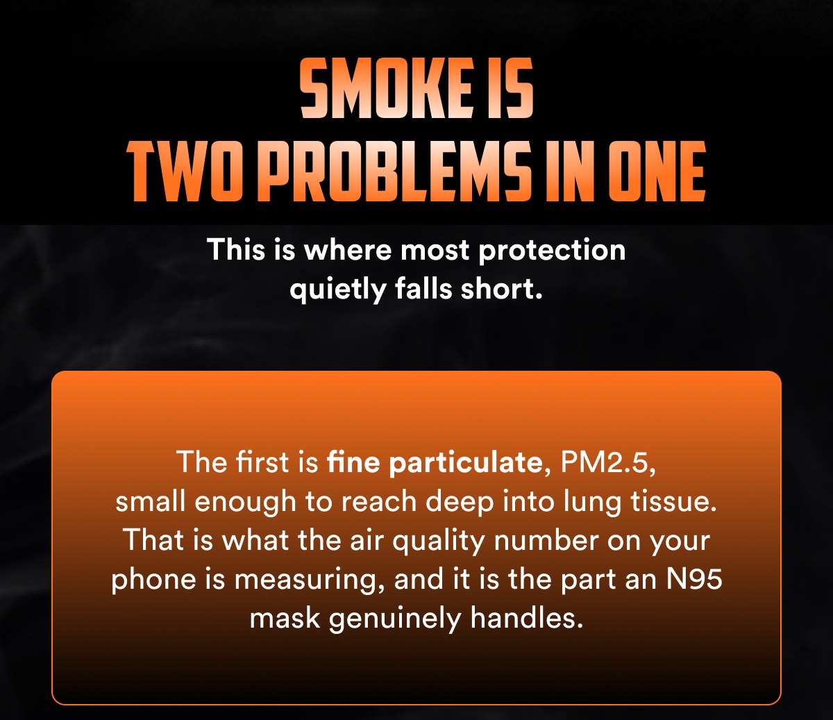 Smoke is two problems in one This is where most protection quietly falls short.