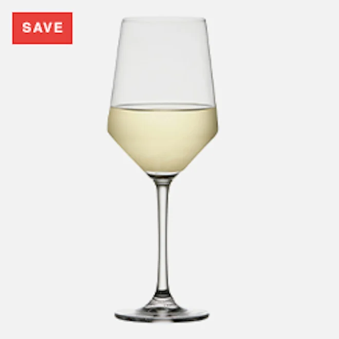 Salisbury & Co Signature Lead-Free Crystal White Wine Glasses, Set of 6
