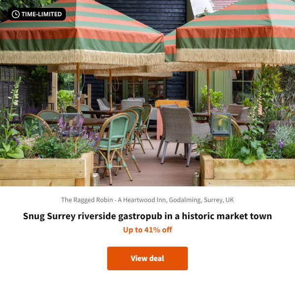 Snug Surrey riverside gastropub in a historic market town