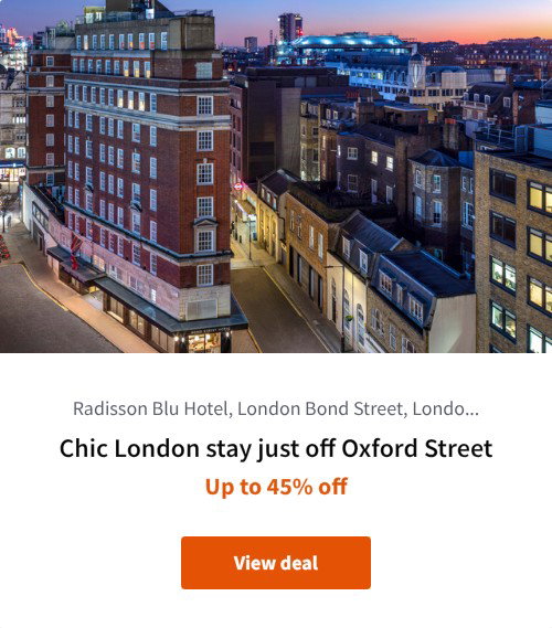 Chic London stay just off Oxford Street