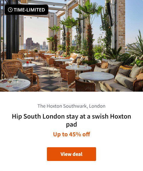 Hip South London stay at a swish Hoxton pad