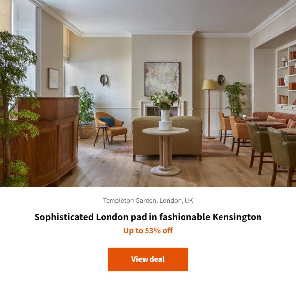 Sophisticated London pad in fashionable Kensington