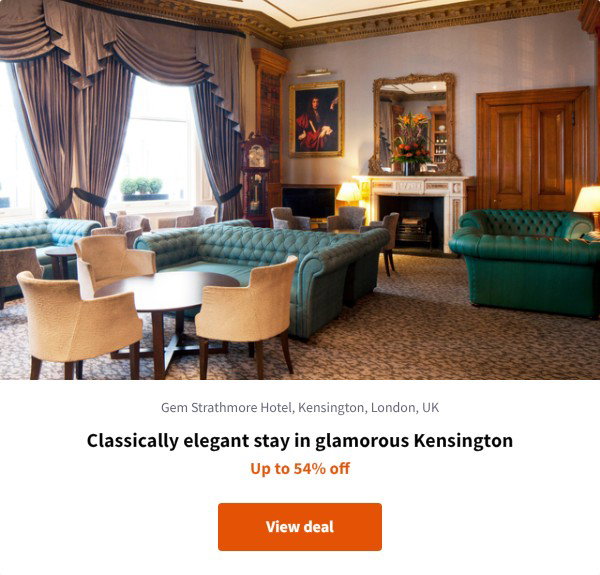Classically elegant stay in glamorous Kensington