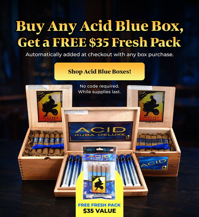 Acid Blue Box Cigars