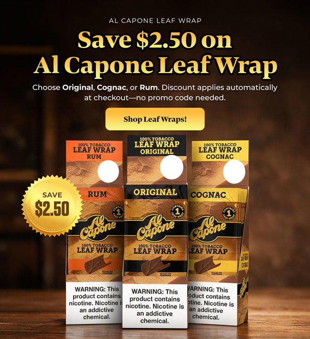 Al Capone Leaf Wrap