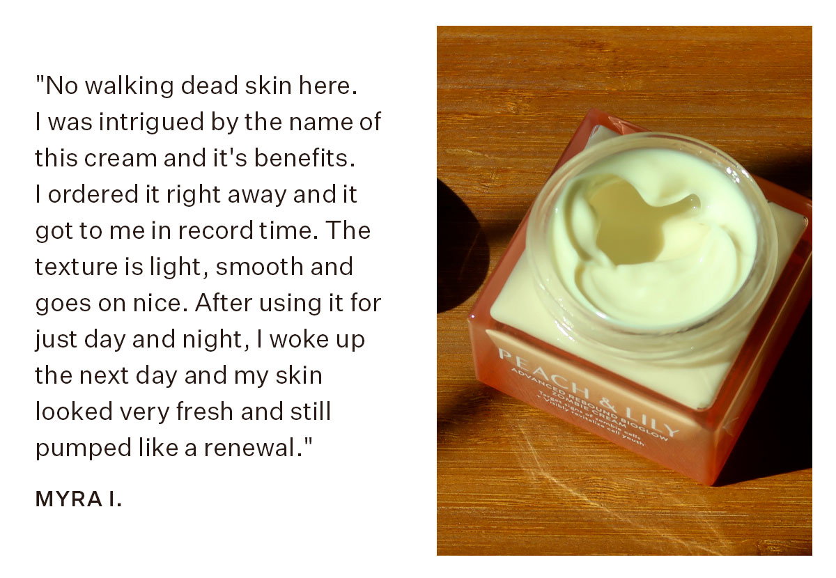 It's Official: Peaches Love  Advanced Rebound Bioglow Zombie Cream™