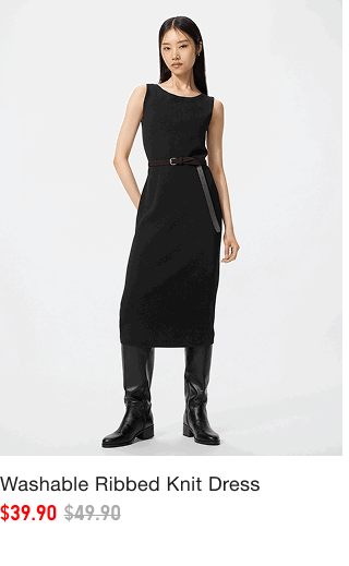 product5women0washable0ribbed0knit0dress