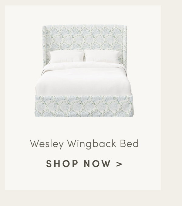 Wesley Wingback Bed