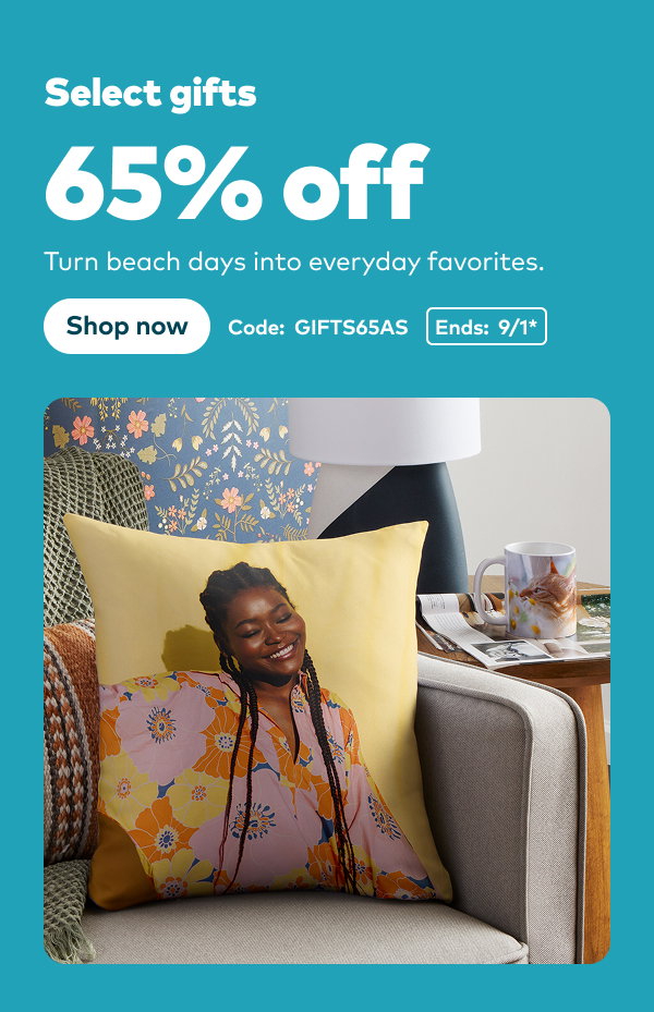 65% off select gifts. Code: GIFTS65AS. Ends: 9/1, see site for details. Shop now.
