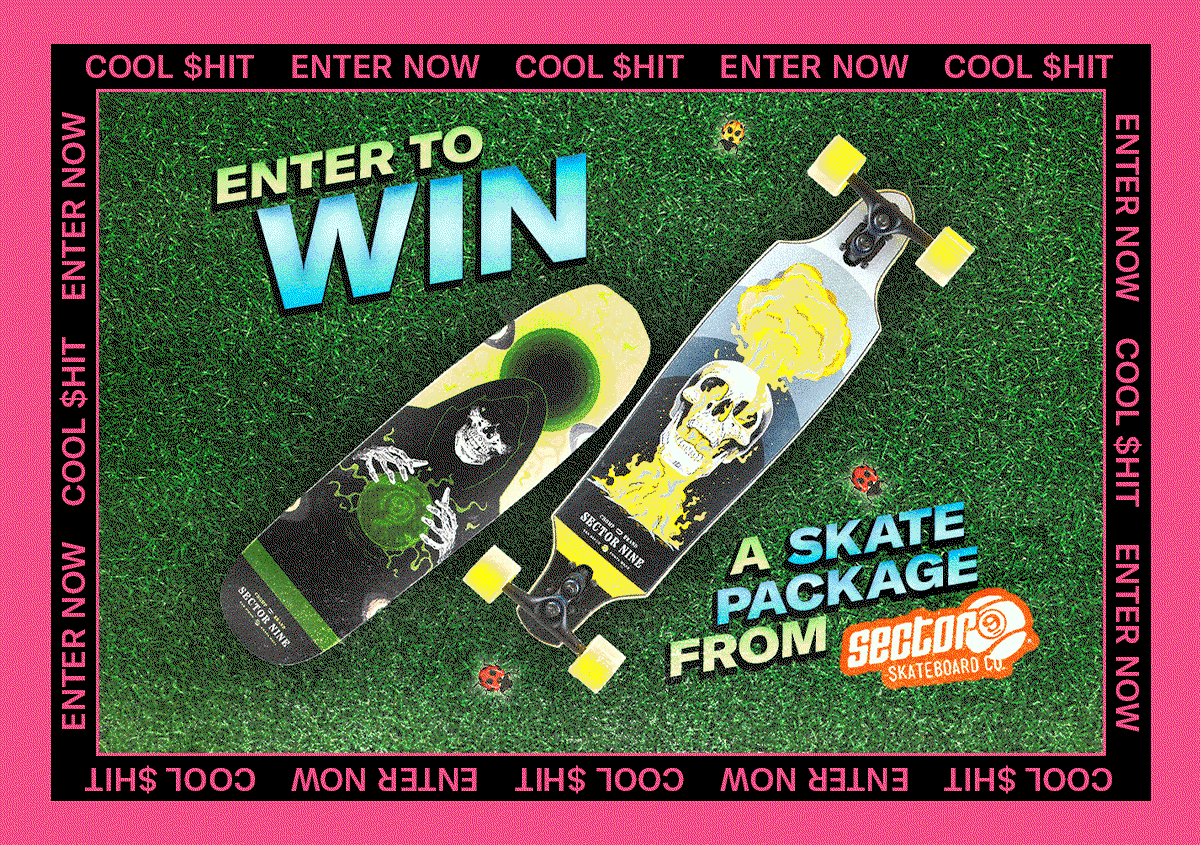 Enter to win a skate package from Sector 9! | Download the Zumiez App to enter