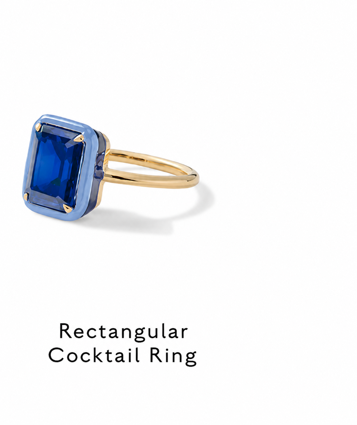 Rectangular Cocktail Ring
