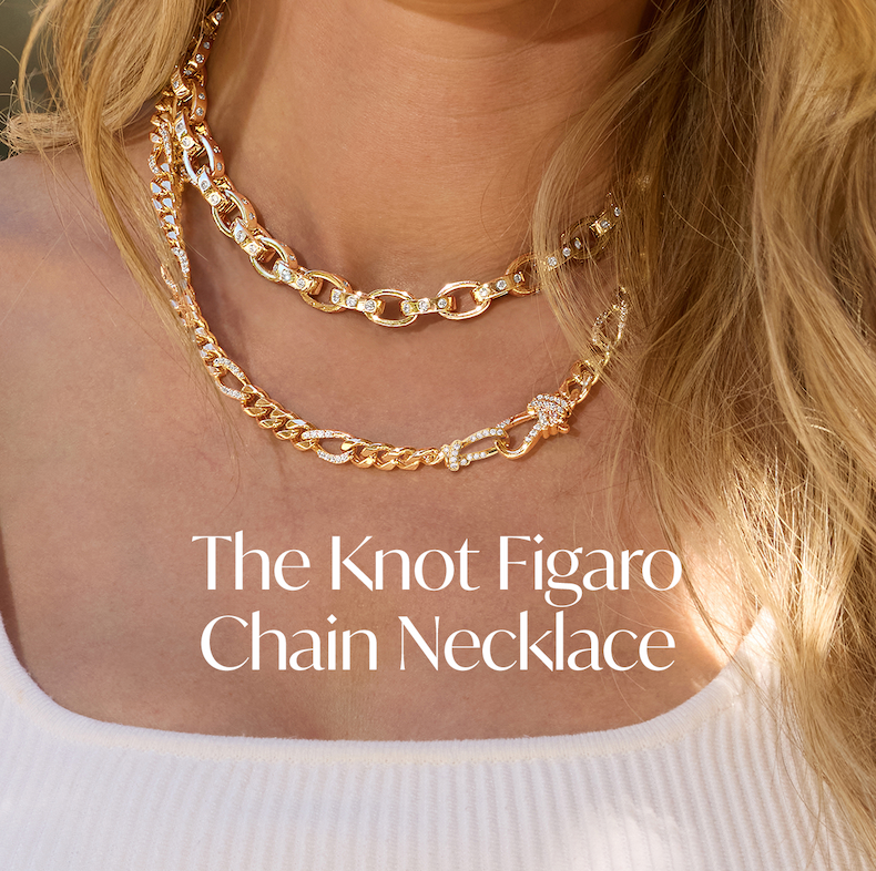 The Knot Figaro Chain Necklace