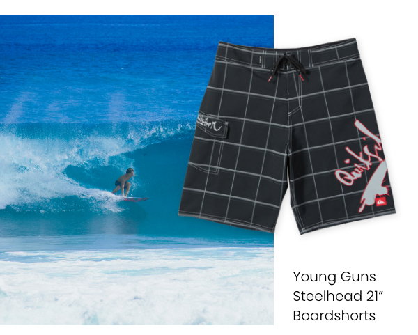 Young Guns Steelhead 21" Boardshorts - delivers reliable coverage and durability in the lineup.
