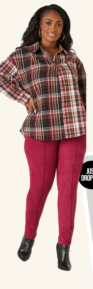 Plaid Flannel Pullover Shirt