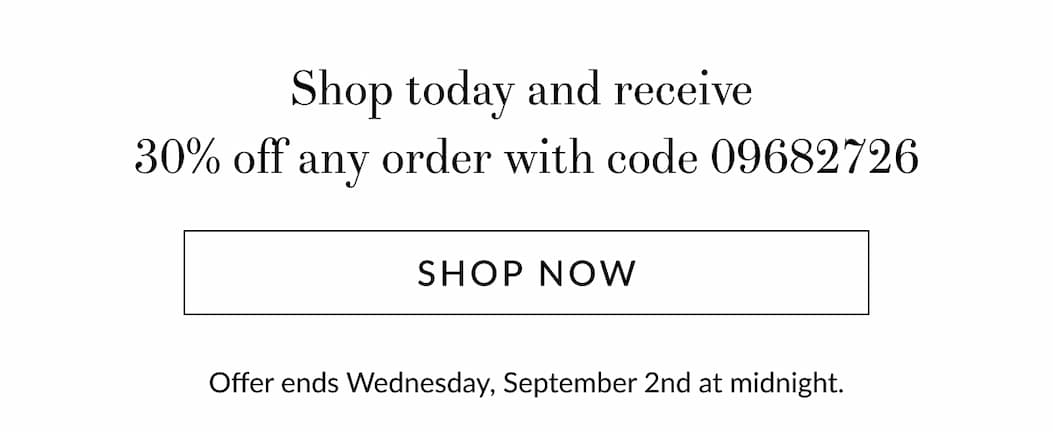 30% off any order